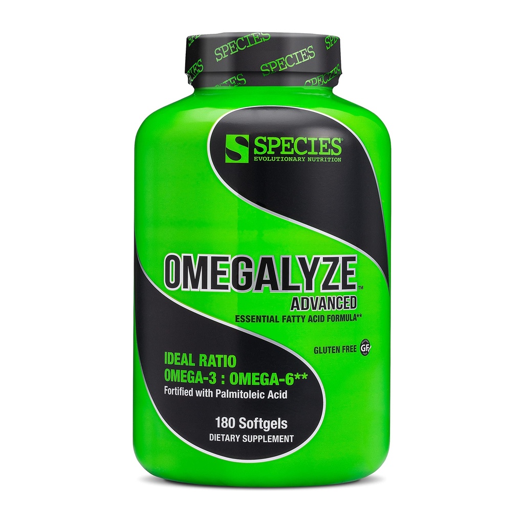 Specie Suplimente de suport pentru Omegalyze nutritie, Formula de acid gras esential, Supliment pentru a ajuta la maximiza recuperarea, Omega 3,6 si 7 Formula,180 capsule