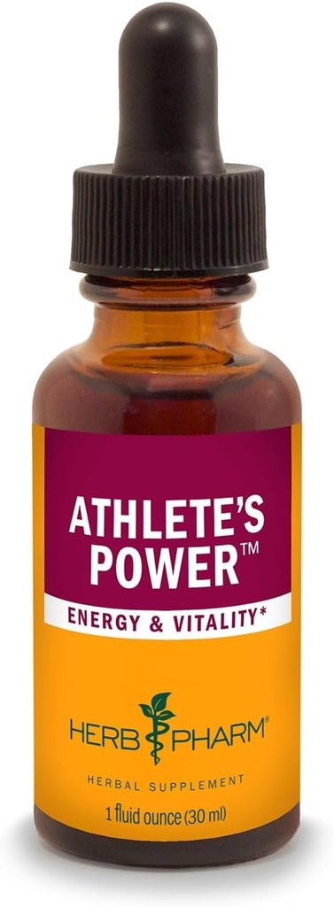 Herb Pharm Athlete Power Liquid Herbal Form for Energy and Vitality - 1 Ounce (FSTEROL01)