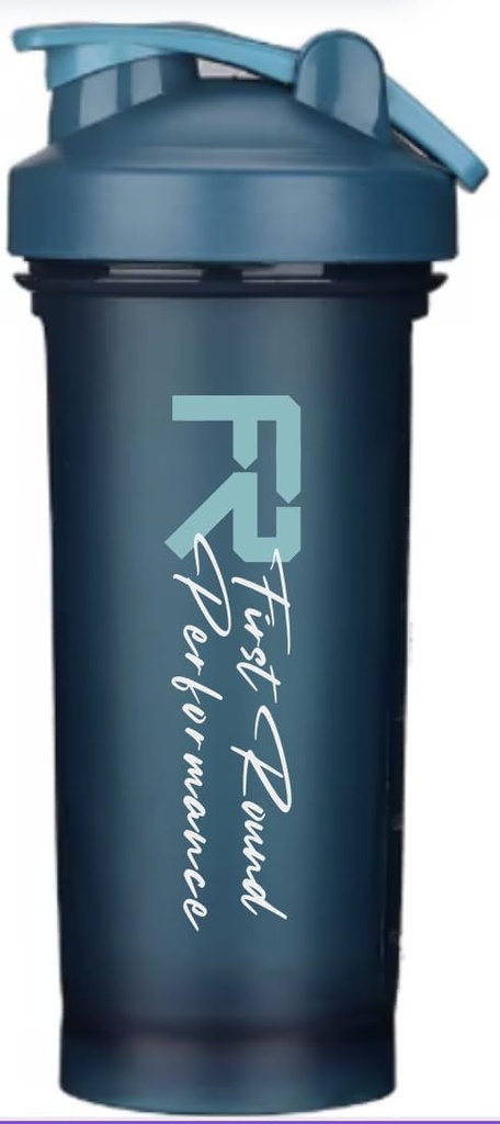 20 oz Proteine Shaker Sticla, Shaker Cup pentru băuturi proteice și antrenament pre (Teal)