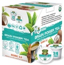 SOLLO Brain Power Green Tea Pods cu MCT, Acai & nutriție esențială, Nootropic Brain Booster- Îmbunătățește memoria și focalizarea compatibile cu 2.0 K-Cupa Keurig Brewers, 24 Ct