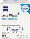 ZEISS Pre-Moistened Lens Curățarea cu 70% alcool, 250 Conte