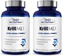 1MD Nutriţie KrillMD - Antarctica Krill ulei Omega 3 Supliment cu Astaxantină, EPA, DHA 