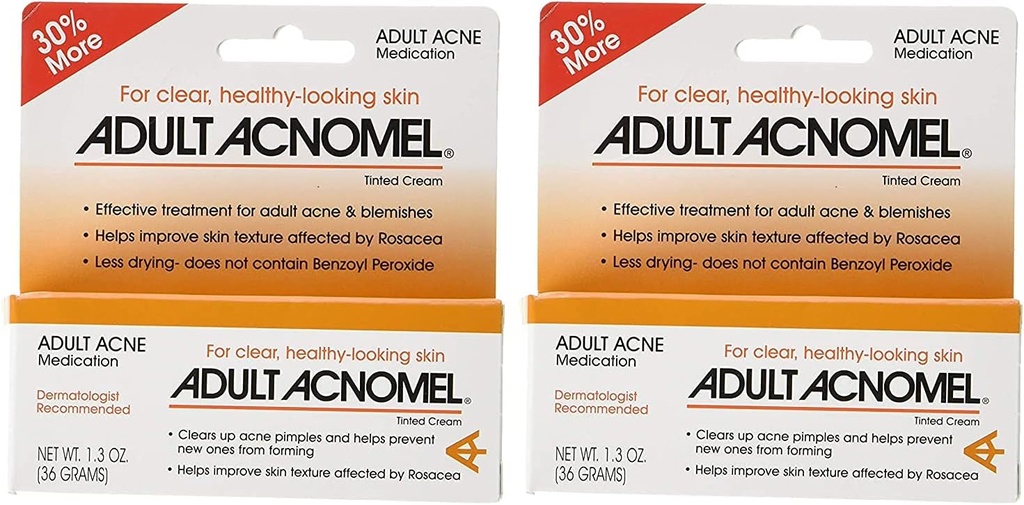 Adulţi Acnomel Acnee Medicamente 1.3 Oz (Pachet din 2)
