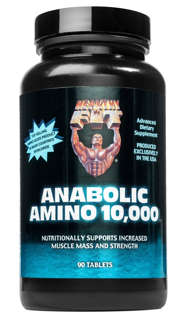 Healthy 'n Fit Anabolic Amino 10000, 90 comprimate, flacon
