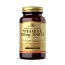 Solgar Vitamina E 670 mg (1000 UI) - 100 Vegan Softgels - Antioxidant natural - Non-GMO, Gluten Free - 100 Servings