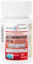 Gericare Extra Putere Acetaminofen 500 mg Rapid eliberare Gelcaps, Durere Relief 100 Conte (Pachet de 1)