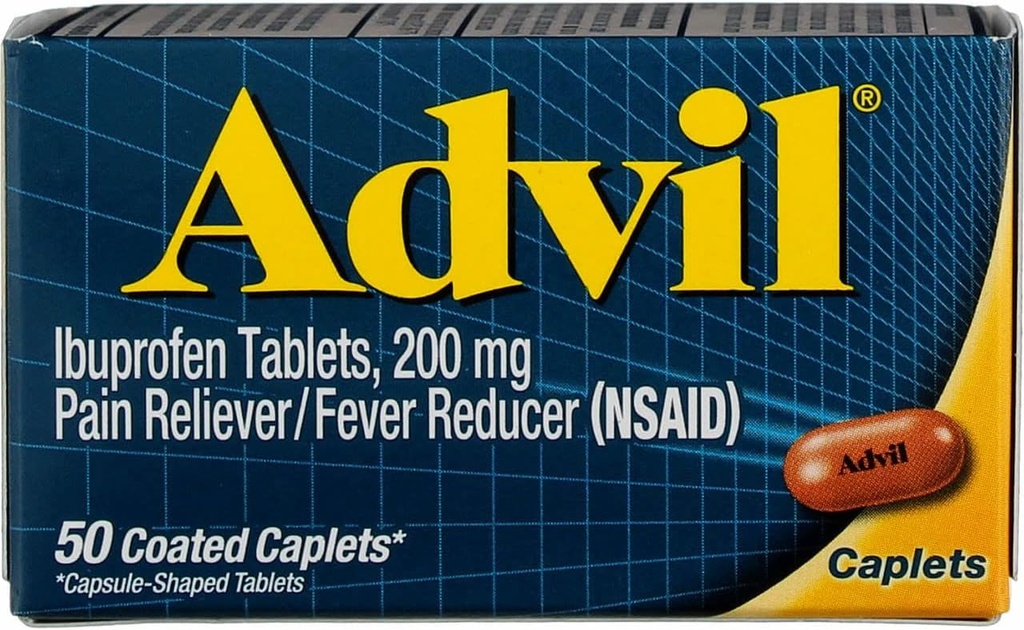 Advil Caplets 50 Ct (2 ambalaj)