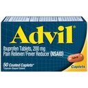 Advil Caplets 50 Ct (2 ambalaj)