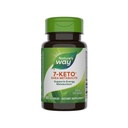 Natura's Way 7-KETO, DHEA Metabolite, supliment de suport metabolic*, 25mg Potență per servire, 60 capsule