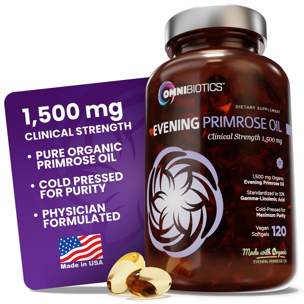 OmniBiotice Organic Evening Primrose Ulei pentru femei 