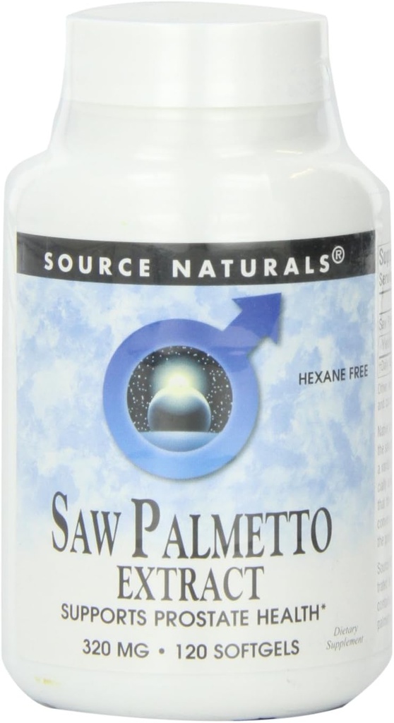 Sursa Naturals Saw Palmetto Extract 320mg, 120 Softgels