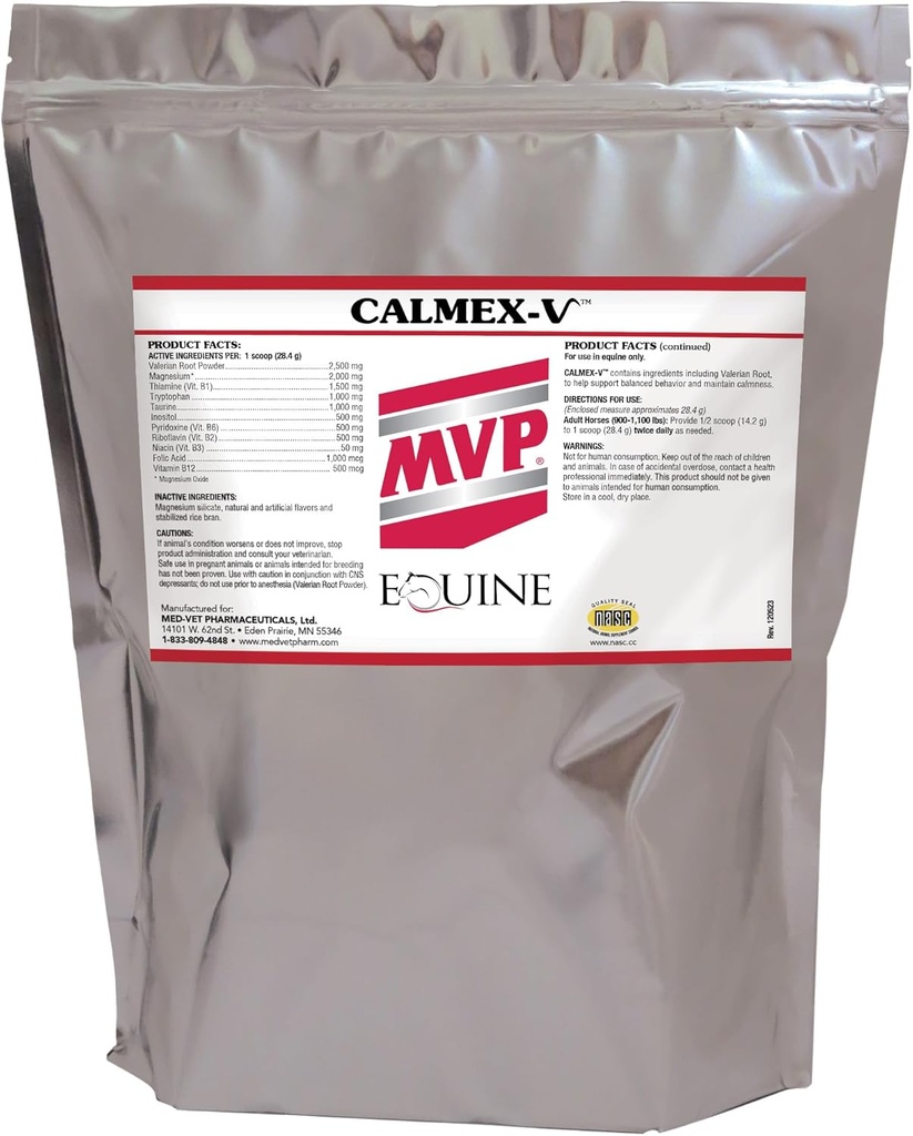 Calmex-V (5 lb) Suport calmant pentru Cai.
