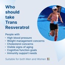Trans Resveratrol 500 mg, 60 capsule Lab 