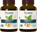 Himalaya Turmeric 95 Supliment cu Curcumin / Curcuminoide, Suport comun și muscular, Flexibilitate și Mobilitate Optimum, 600 mg, Non-GMO, Vegan, Gluten gratuit, 60 capsule, 2 ambalaj, 60 zile de aprovizionare