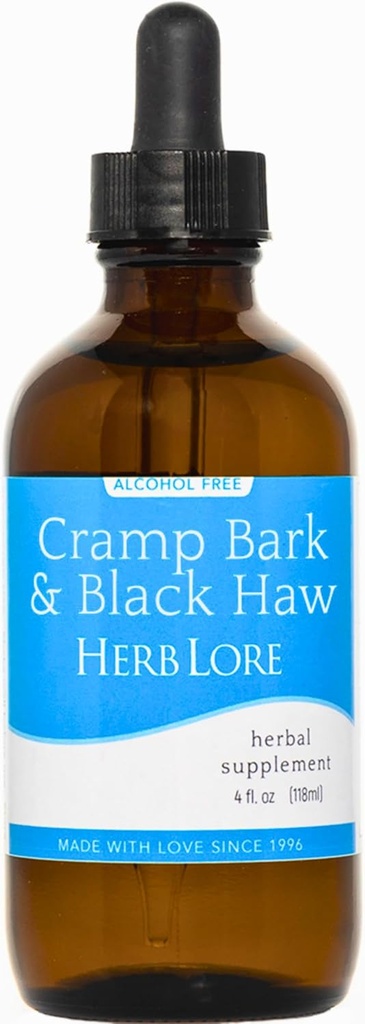 Herb Lore Cramp Bark & Black Haw Tincture 