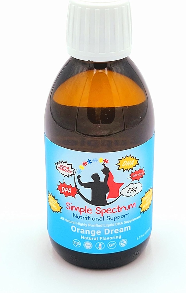 Spectrul simplu, Totul natural ulei de pește, Omega 3 DHA Supliment