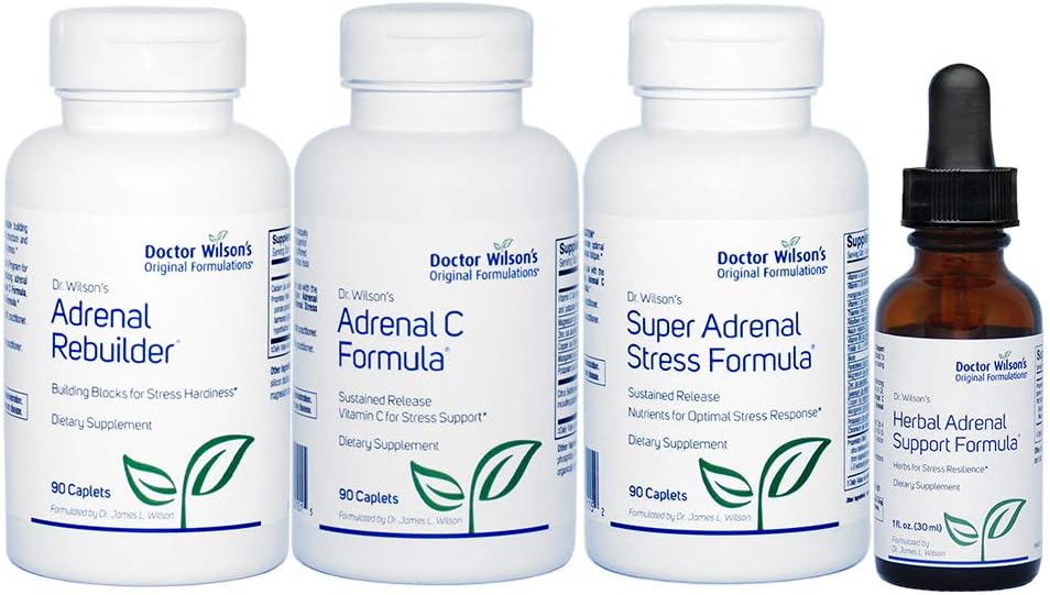 Protocolul de oboseală suprarenală al doctorului Wilson Set complet pentru suport suprarenal HASF Small