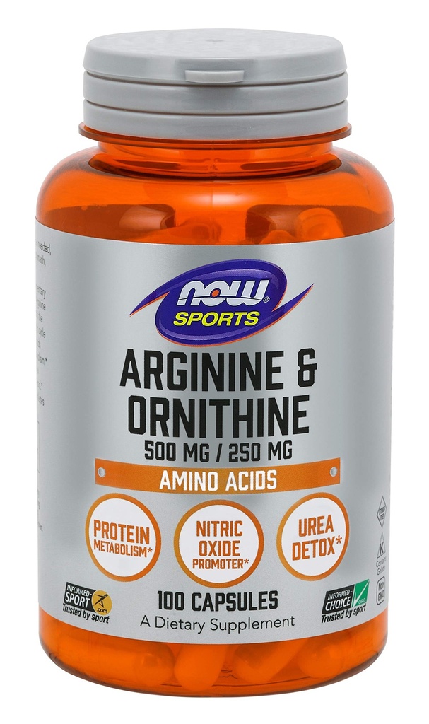 Acum alimente Arginine Ornithine 100 Capace