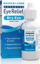 Bausch & Lomb Advanced Eye Relief, Lubricant Eyeprops for Dry Eye, Moisturising & Soothing, Replenishes Tears for Fast & Long-Lastting Relief, 1 Fl Oz (Pack of 3)
