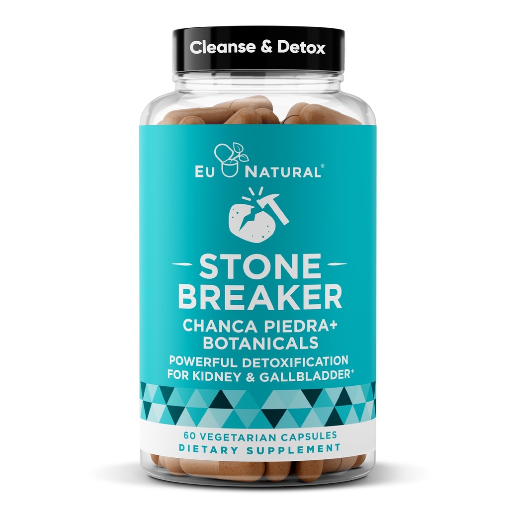 Chanca Piedra Stone Breaker - Original Stone Breaking Formula cu Seminte de telina & Pătrunjel - Suporturi rinichi, vezica biliara & Tract urinar Curățarea pentru a ajuta la Flush Impurities - 60 Capsule vegetariane