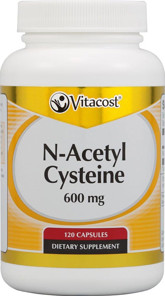 Vitacost N- Acetil Cysteine (NAC) -- 600 mg - 120 capsule