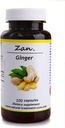 Hekma Center Pure Ginger Root - Zingiber Officinalis - 100 capsule reduce greata - Vegan