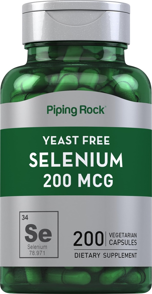 Piping Rock Yeast Free Seleniu 200mcg 