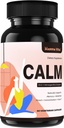 Calm Ashwagandha Suplimente, Ashwagandha 4000mg cu Rhodiola Rosea, Reishi, Ginseng, Bacopa, L Theanine, Natural Adaptogens Stress & Mood Support, 60 Capsule