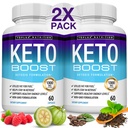 Keto Boost Diet Pastile Ketosis Supliment - Natural Exogene Keto Formula suport Energie & Focus, Cetone avansate pentru Ketogenic Diet, pentru bărbați Femei