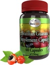Capsulele de guarana braziliene - Suplimente naturale de cofeina din Brazilia - Energie si concentrare mentala, Suport pentru forta musculara - Zero Gluten, Fara antrenament pre zahar pentru barbati si femei - 250mg 60 Capsuri