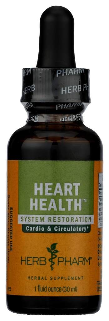 Herb Pharm Heart Health Liquid Herbal Formula cu Hawthorn pentru suport de sistem cardiovascular - 1 Ounce (FCACT01)