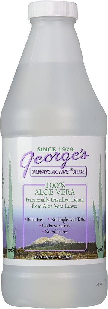 Georges Aloe Vera Drink,Lichid 32 Fl Oz (Pachetul 1)