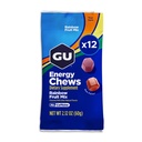 GU Energy Chews, Rainbow Mix Energy Gummies cu Electroliti, Dairy-Free, On-The-Go Energy pentru orice antrenament, 12 Bags (24 Servings Total)