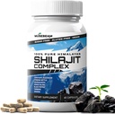Capsule Himalayan Shilajit Bărbați Femei - Premium Himalayan Pastile supliment acid pelvian - Ashwagandha Turmeric Ginkgo Biloba Ginseng Cordyceps Mushroom Sting Nettle Black Pepper