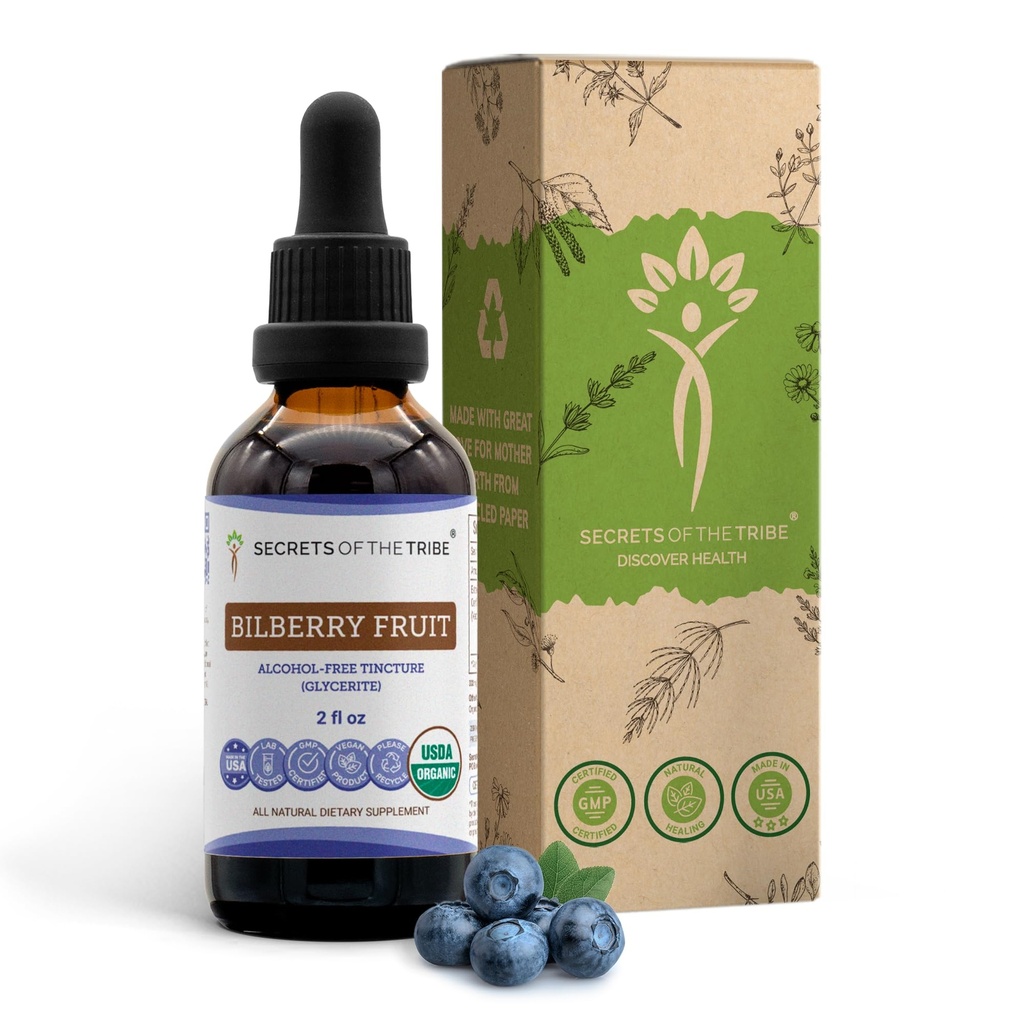 Secrete ale Tribe Bilberry Fruit USDA Organic 