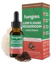 Ciuperci Lion coama picaturi lichide ciuperci, Ciocolata - Tinctura cu Lions Mane Extract Suporturi Brain Ceaţă, Focus, Memorie & sănătos Mood - Complex supliment ciuperci pentru adulţi - 30 Serviri
