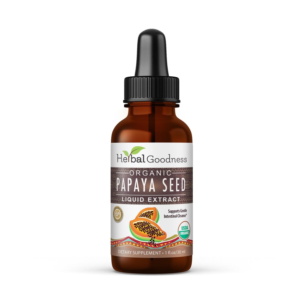 Papaya Seeds 1oz - Ecologic Superfood for Digestive Enzimes, Gut Health- Non-GMO, Raw, și neprocesat pentru wellness holistic