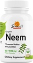 Capsule Sewanti Neem - Capsule Extract de mare potenta, Supliment vegetal pentru sanatatea pielii si suport imunitar - Capsule Digestive de echilibru 500 mg