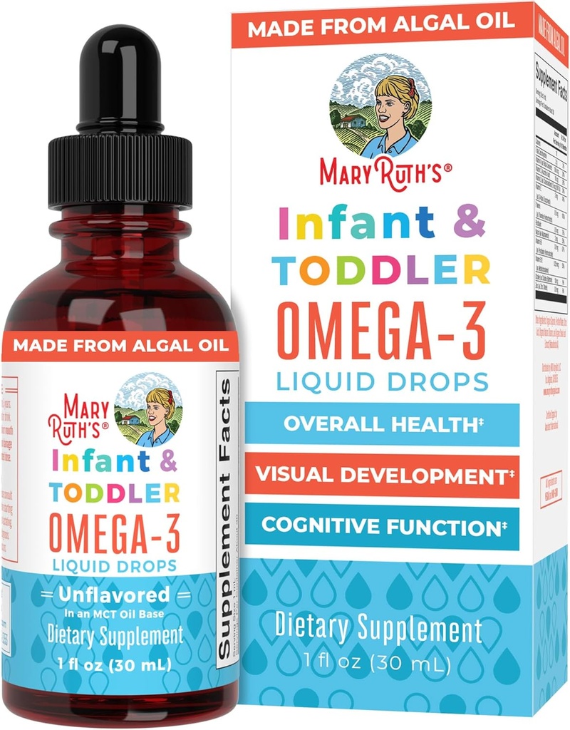 MaryRuth Organics Infant and Toddler Omega-3 Liquid drops by 