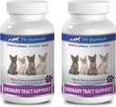 Suplimente de tract urinar pentru pisici - Suport pentru tractul urinar - pentru pisici - Formula naturala - Chewable - cats Marshmallows - 2 Sticla (180 Chews)
