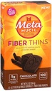 Metamucil Fiber Thins, Ciocolata, 12 Pachete, 9,3 oz - Pachet de 2