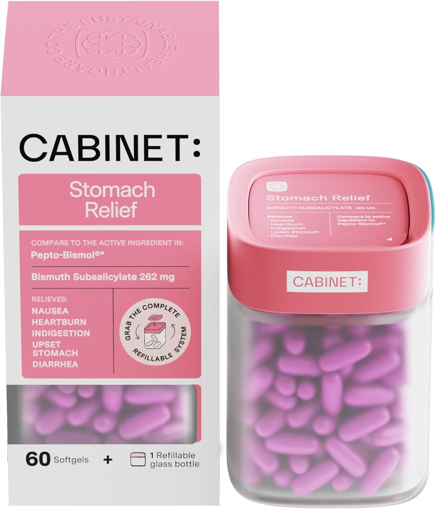 Cabinet: Stomac Relief Bismut Subsalicilat 262mg, 60 Conte 