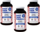Yerba Prima Daily Fiber Formula 12 oz (3 Pack) - Soluble & Insolubile Fiber Supplement - Colon Health - Vegan, Non-GMO, Gluten-Free