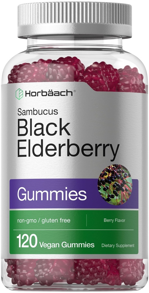 Horbaach Black Elderberry Gumries 