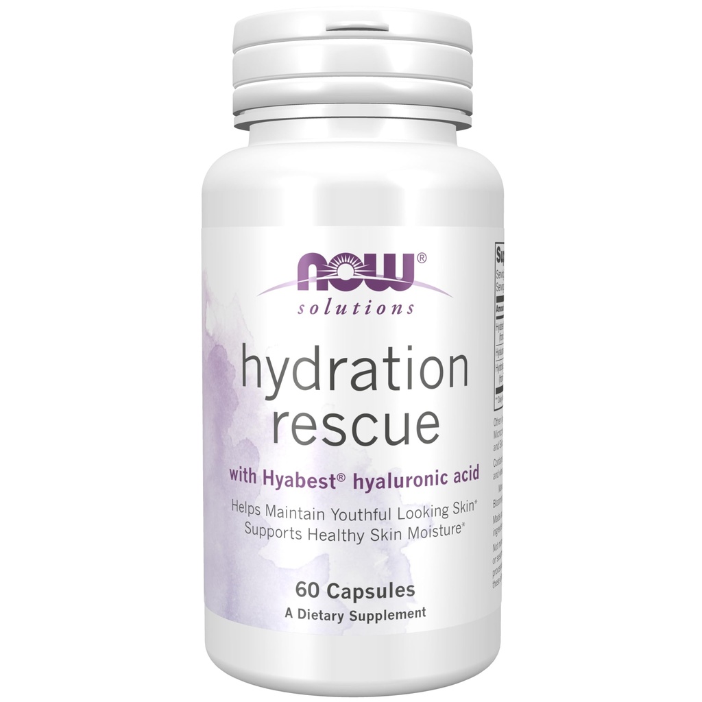 ACUM Foods Solutions, Hydration Rescue with Hyabest® hialuronic acid, Helps menţine tinerel Looking Skin*, Supports Healthy Skin Umidity*, 60 Veg Capsules