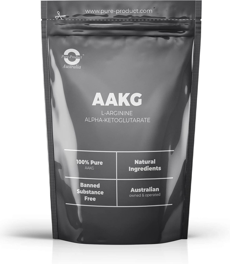 Produs pur Australia- L-Arginină Alpha-Ketoglutarat (AAKG) 2:1 Pulbere - 1,1 lb - Vegetarian Friendly