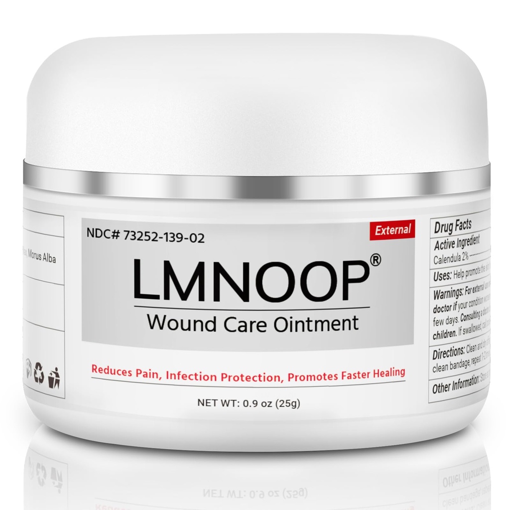 LMNOOP® Bed Sore Ointment, Crema de ingrijire a ranitilor cu rezistenta maxima pentru protectia infectiei si repararea pielii, Vindecare rapida pentru ranile diabetice, dureri de presiune, Ulcer venos, Burns, Taieturi, Scrapes