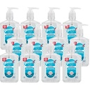 Germ-X Original Hand Sanitizer, Gel non-Drying hidratant cu vitamina E, Instant și fără clătire Formula, Înapoi la Colegiul de consumabile școlare, 8 Fl Oz Pump Sticla (Pachet de 12)