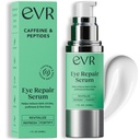Cafeina Crema ochi pentru cercuri întunecate Puffiness și riduri - Fragrance Free - Îngrijirea ochilor anti-îmbătrânire pentru piele sensibilă - Made in the USA for Men and Women - 1 Oz