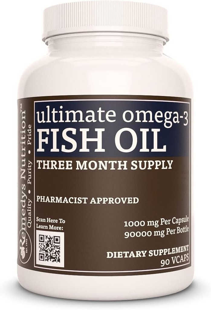 Alimentație Remedy Omega-3 ulei de pește Ultimate 